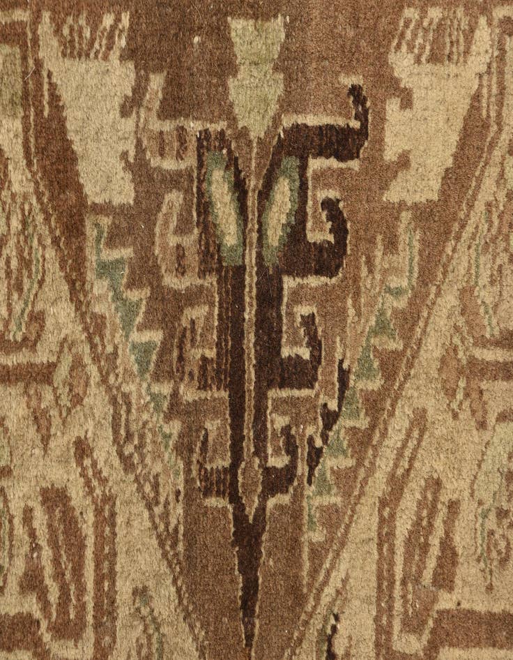 Detail image of  3' 7 x 5' 8  Hand Knotted Hamedan Persian Wool Rug