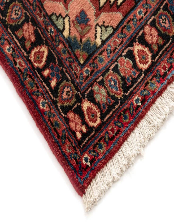 Detail image of  3' 6 x 5' 4  Hand Knotted Heriz Persian Wool Rug