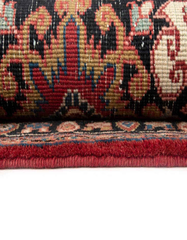 Detail image of  3' 6 x 5' 4  Hand Knotted Heriz Persian Wool Rug
