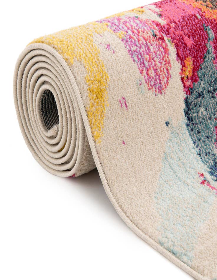 Detail image of  3' 3 x 5' 3  Washable Hyacinth Rug