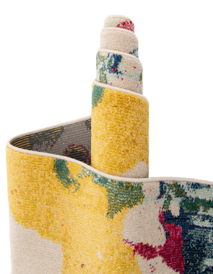 Detail image of  3' 3 x 5' 3  Washable Hyacinth Rug