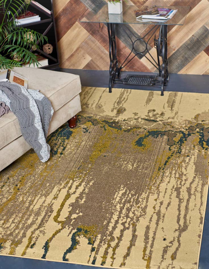 Detail image of  7' x 10'  Washable Hyacinth Rug