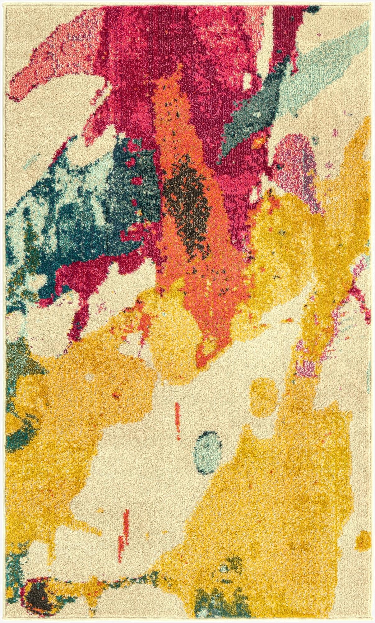  3' 3 x 5' 3  Washable Hyacinth Rug