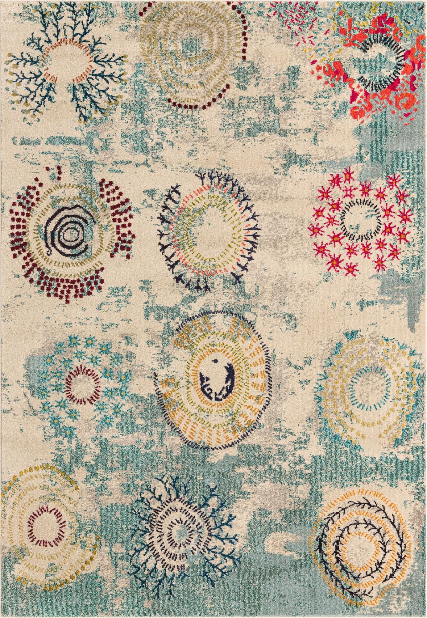  7' x 10'  Washable Hyacinth Rug