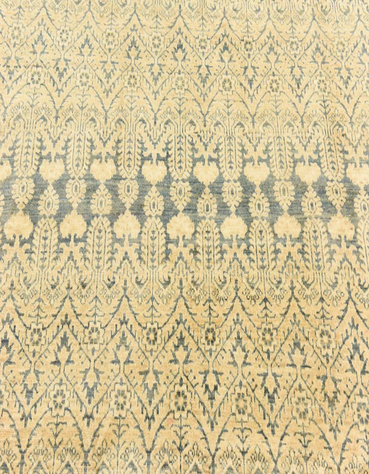 Detail image of  6' 7 x 9' 4  Hand Knotted Ikat Oriental Wool Rug