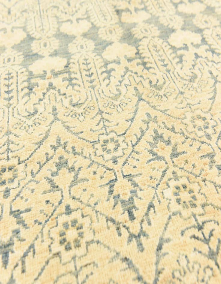 Detail image of  6' 7 x 9' 4  Hand Knotted Ikat Oriental Wool Rug