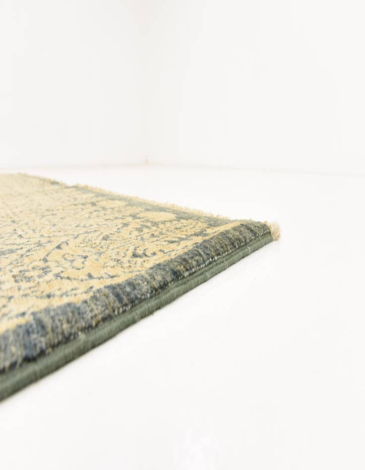 Detail image of  6' 7 x 9' 4  Hand Knotted Ikat Oriental Wool Rug