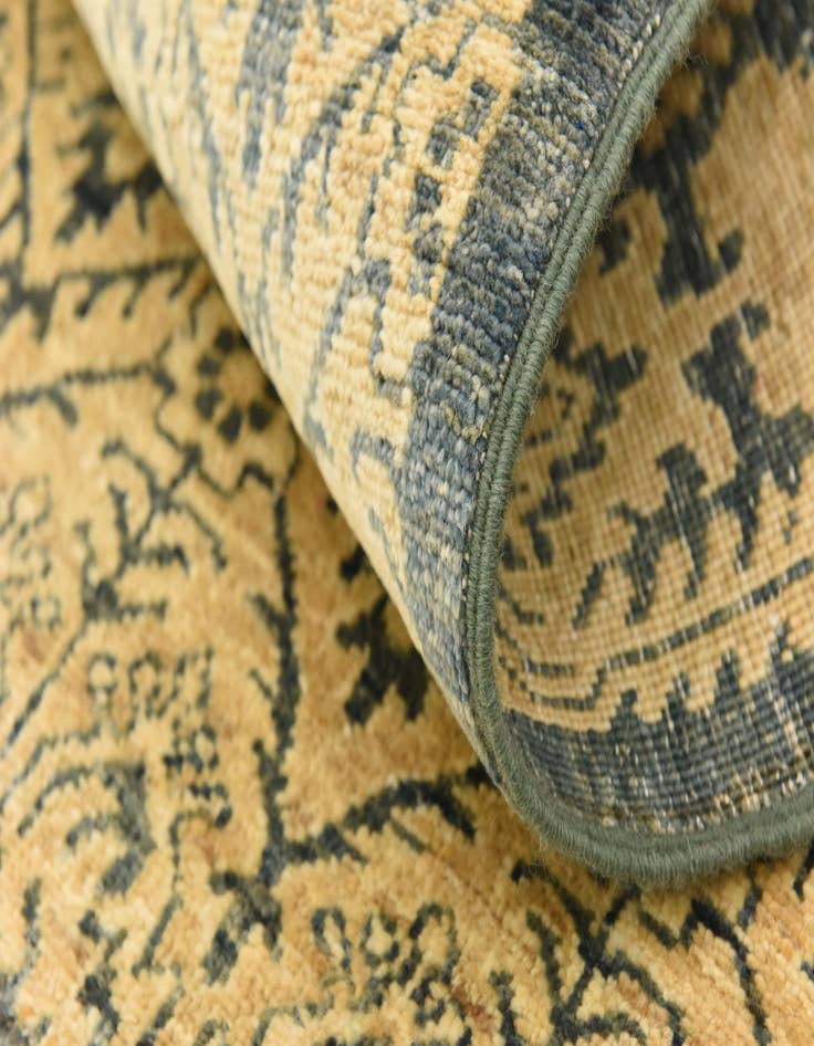 Detail image of  6' 7 x 9' 4  Hand Knotted Ikat Oriental Wool Rug