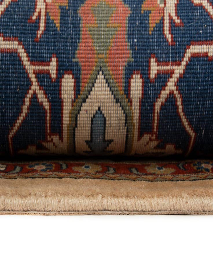 Detail image of  6' 8 x 9' 9  Hand Knotted Indo Heriz Wool Rug