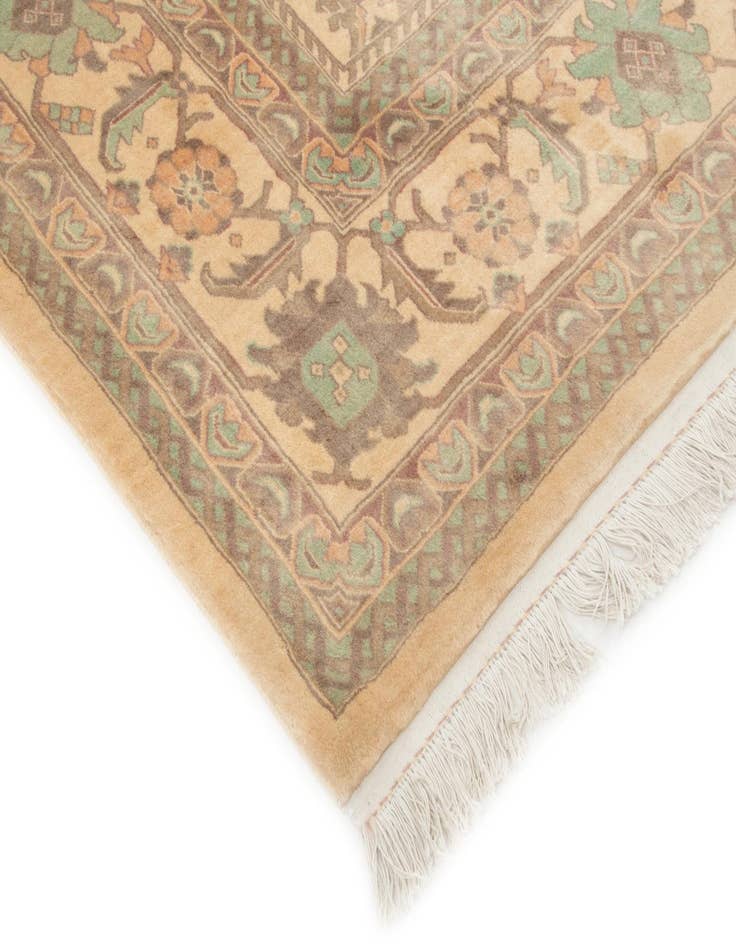 Detail image of 8' 3 x 10' 2 Hand Knotted Indo Tabriz Wool Rug