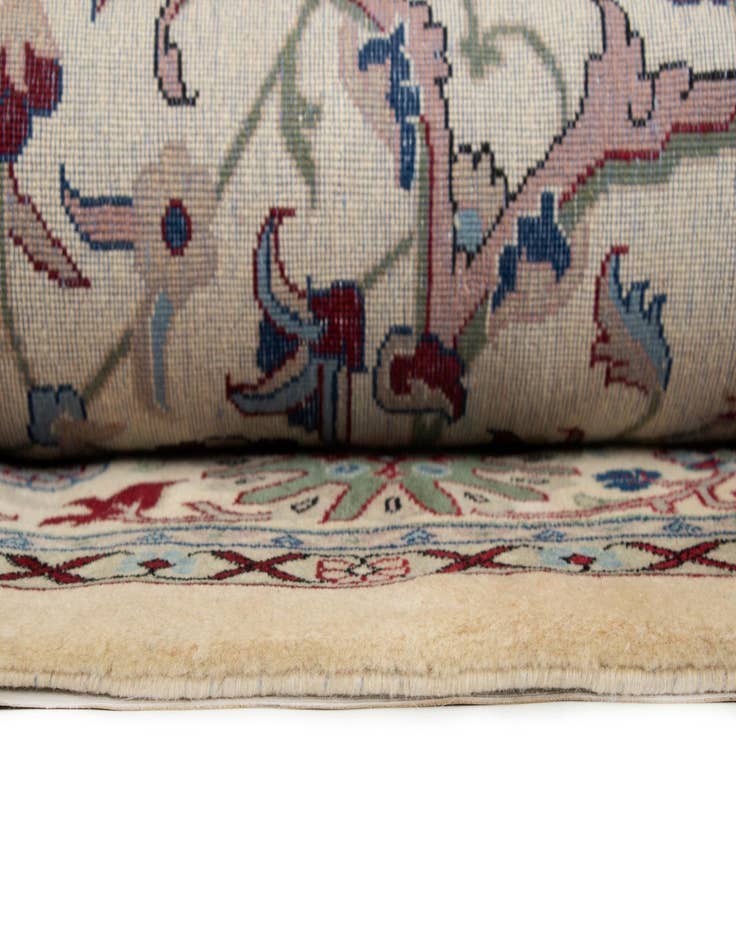 Detail image of 8' 1 x 10' 8 Hand Knotted Indo Tabriz Wool Rug