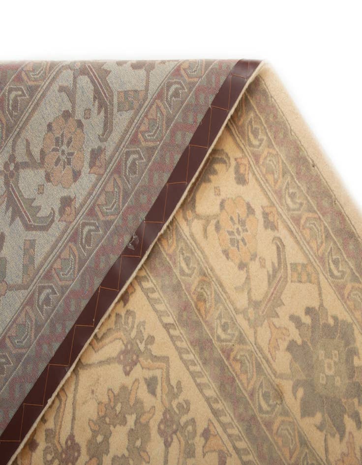 Detail image of 8' 4 x 10' 6 Hand Knotted Indo Tabriz Wool Rug