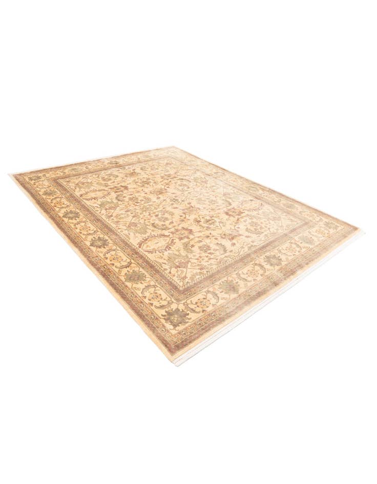 Detail image of  8' 3 x 10' 6  Hand Knotted Indo Tabriz Wool Rug