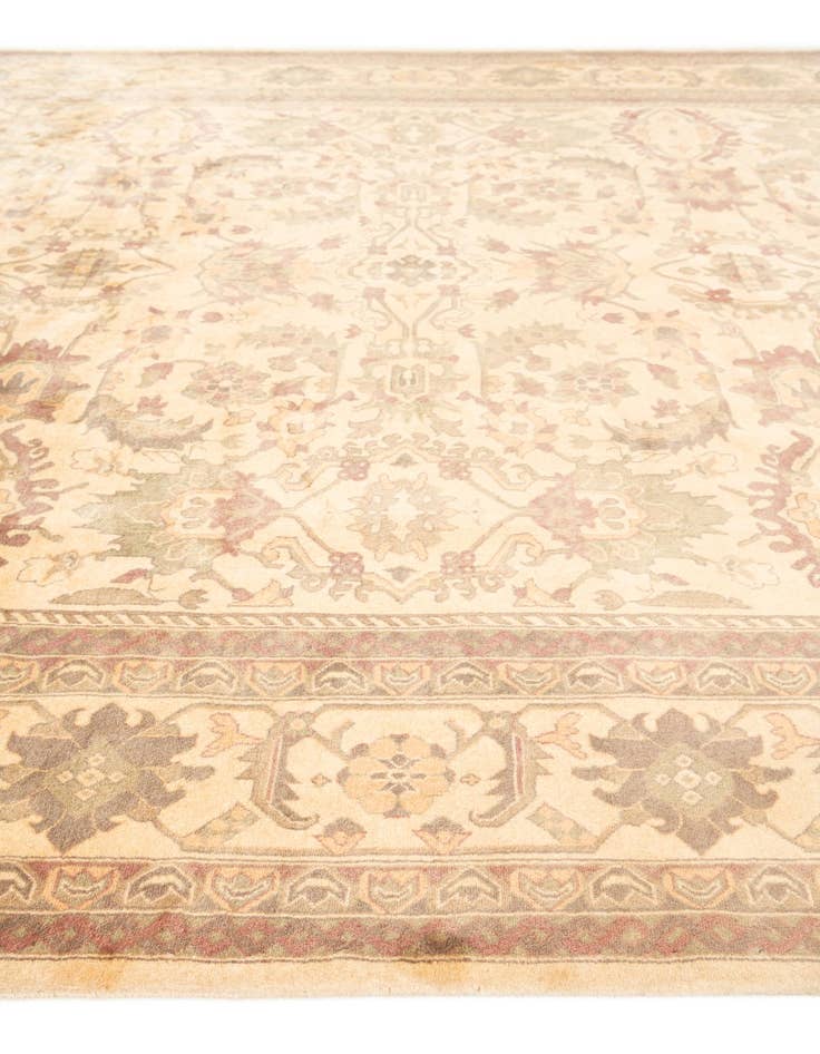 Detail image of  8' 3 x 10' 6  Hand Knotted Indo Tabriz Wool Rug