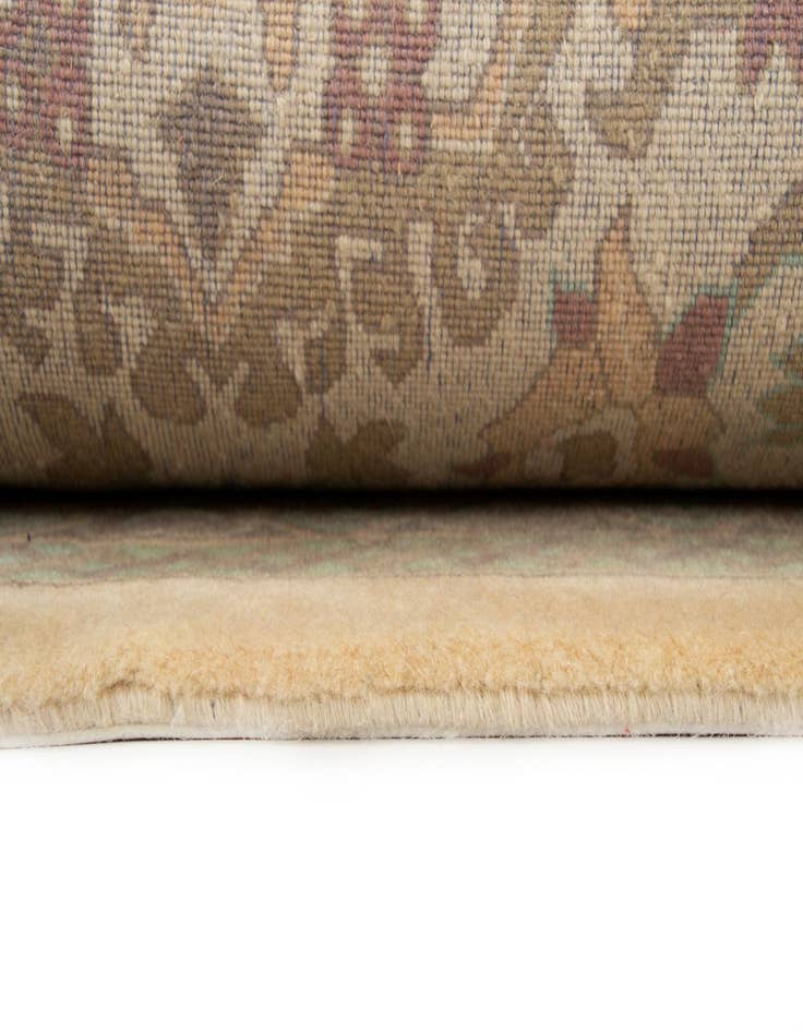 Detail image of  8' 3 x 9' 10  Hand Knotted Indo Ziegler Wool Rug