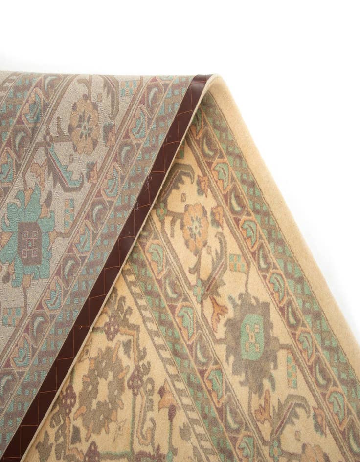 Detail image of  8' 3 x 9' 10  Hand Knotted Indo Ziegler Wool Rug