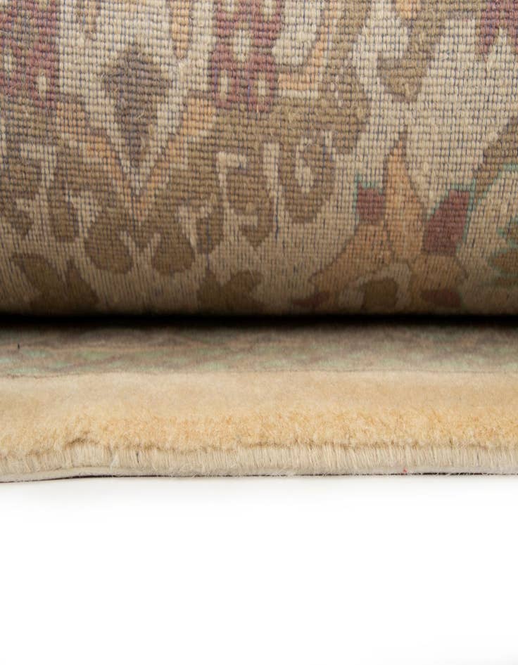 Detail image of  8' 3 x 9' 10  Hand Knotted Indo Ziegler Wool Rug