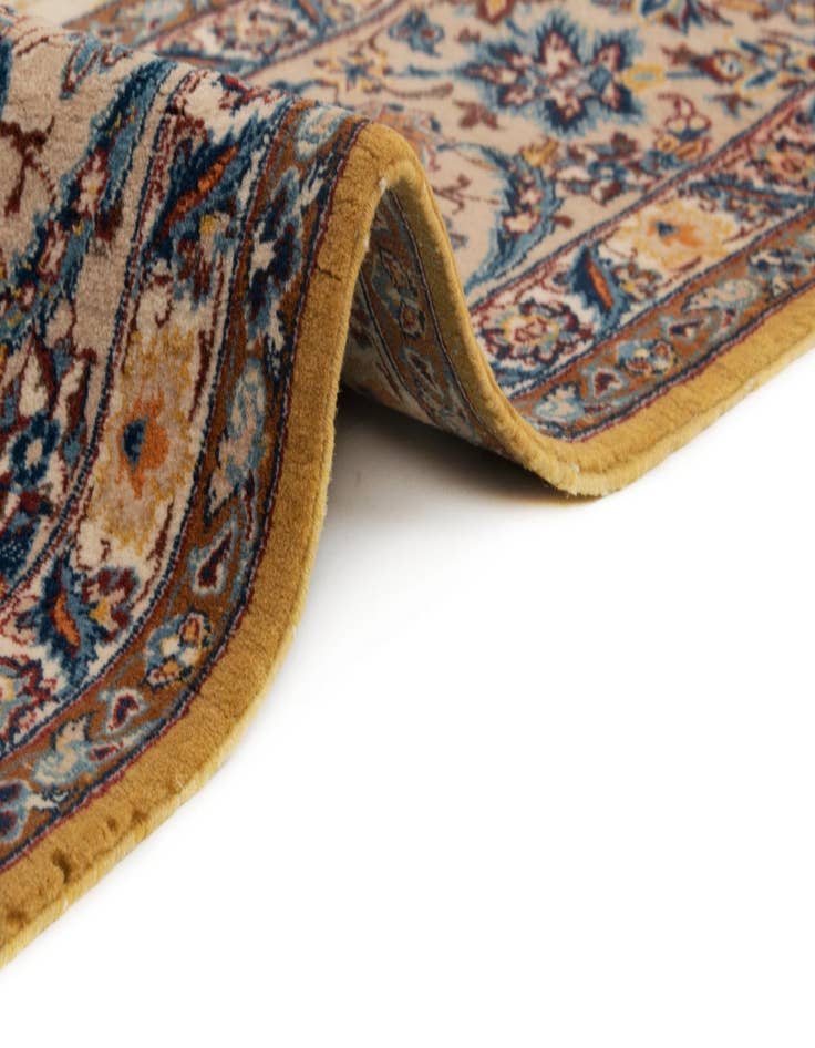 Detail image of  4' 9 x 7' 3  Hand Knotted Isfahan Persian Rug