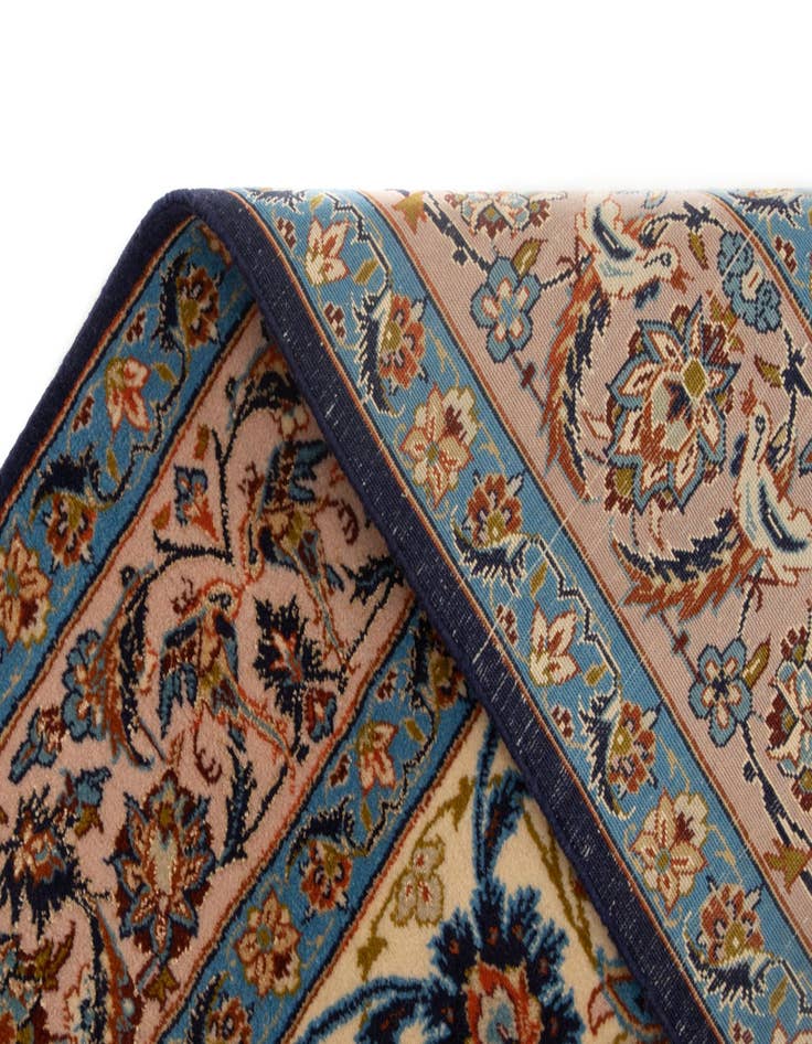 Detail image of  3' 7 x 5' 5  Hand Knotted Isfahan Persian Rug