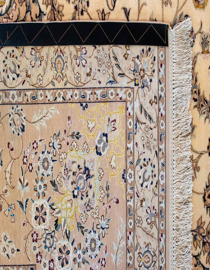 Detail image of  10' x 14' 5  Hand Knotted Isfahan Persian Rug