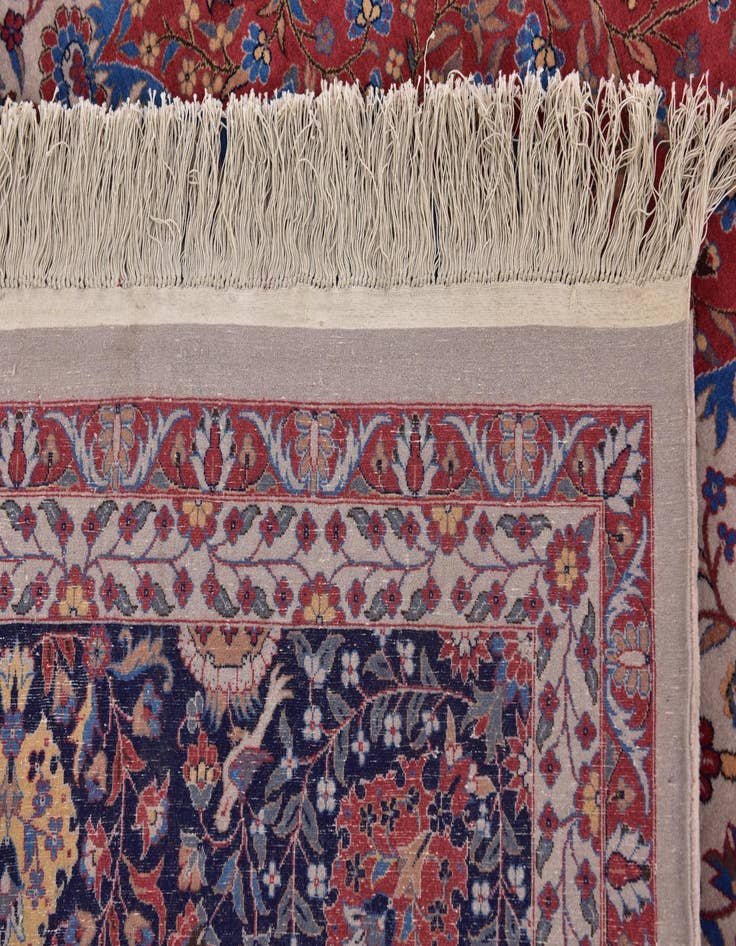 Detail image of  7' 2 x 9' 7  Hand Knotted Isfahan Oriental Wool Rug