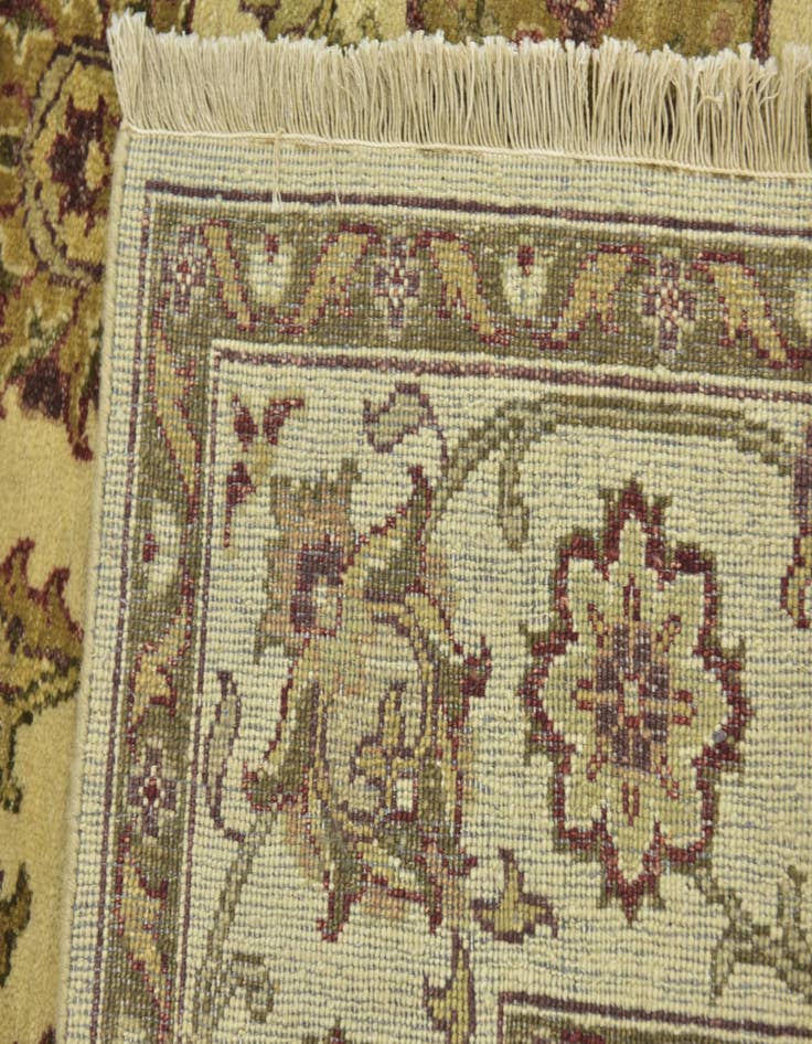 Detail image of  5' 8 x 8' 3  Hand Knotted Jaipur Agra Wool Rug