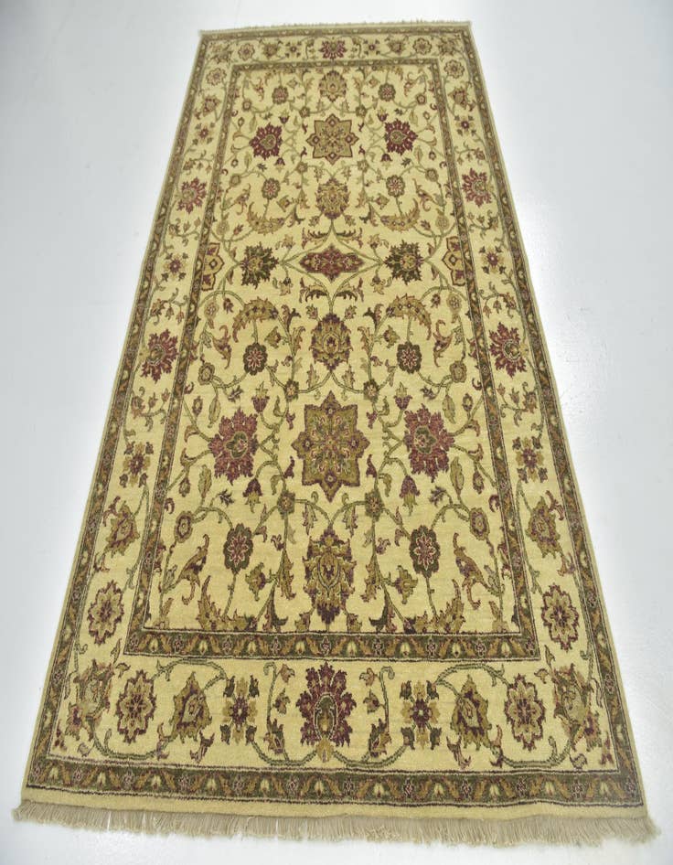 Detail image of  5' 8 x 8' 3  Hand Knotted Jaipur Agra Wool Rug