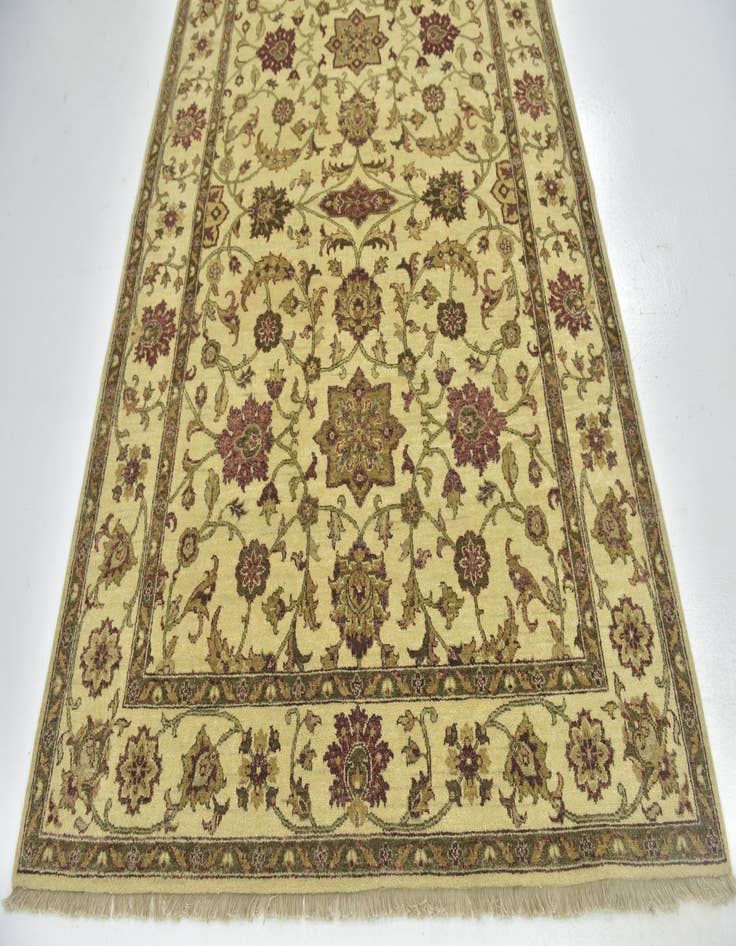 Detail image of  5' 8 x 8' 3  Hand Knotted Jaipur Agra Wool Rug