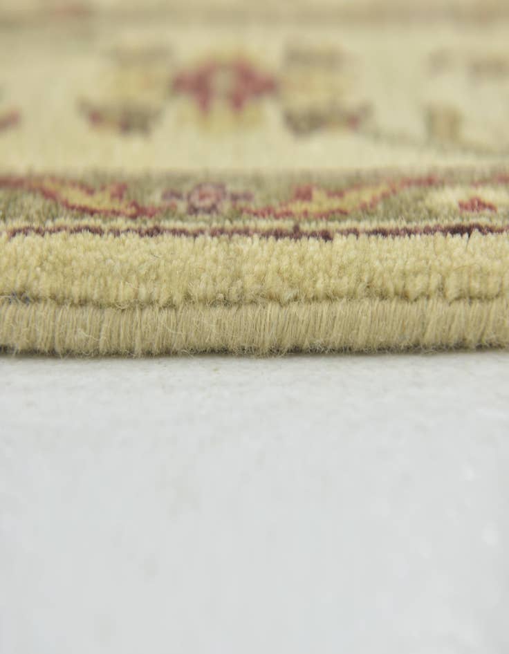 Detail image of  5' 8 x 8' 3  Hand Knotted Jaipur Agra Wool Rug