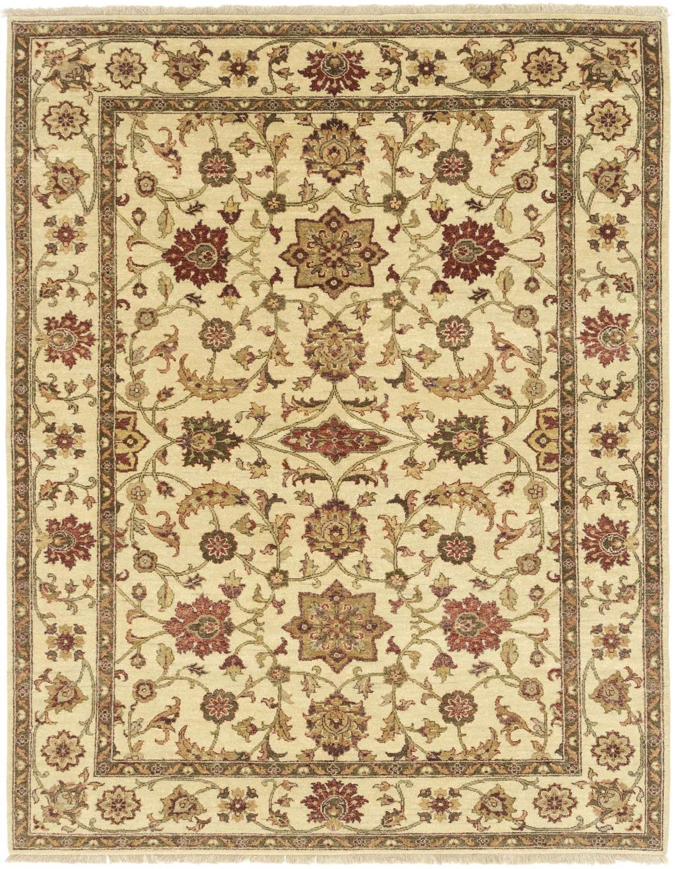 Primary image  5' 8 x 8' 3  Hand Knotted Jaipur Agra Wool Rug