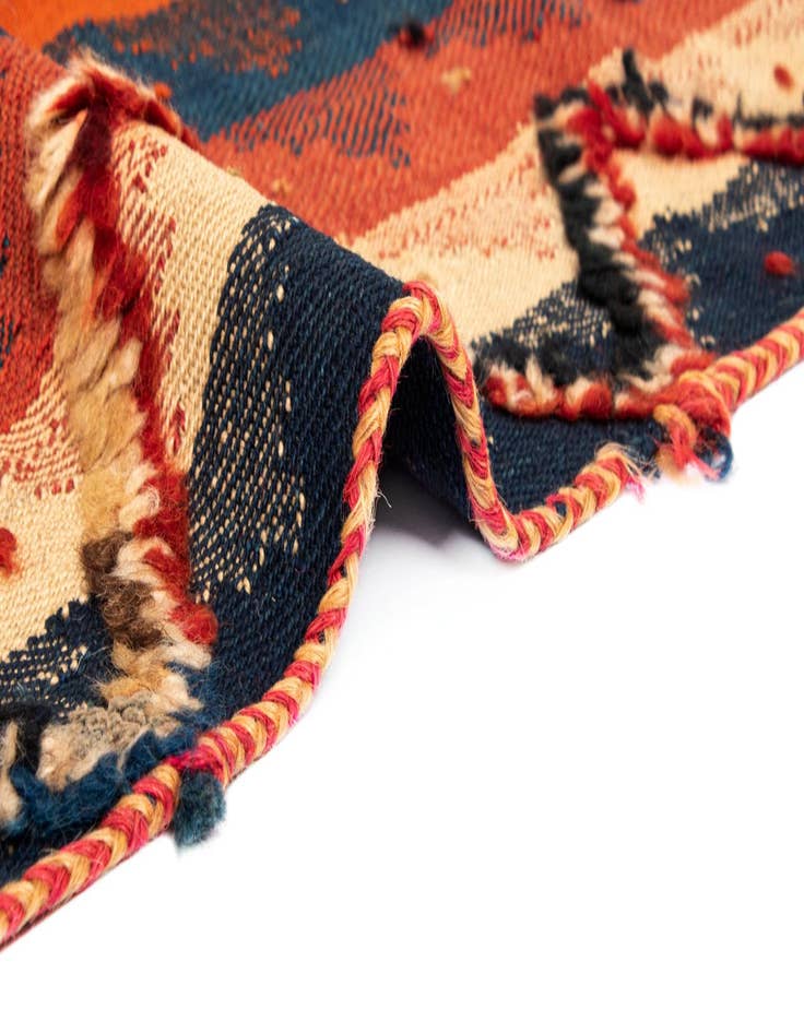 Detail image of  3' 9 x 7' 5 Jajim Wool Rug