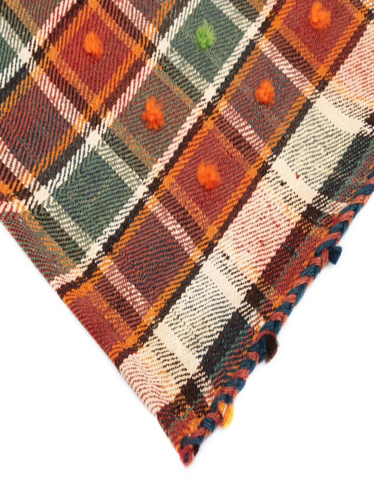 Detail image of  4' 1 x 7' 3 Jajim Wool Rug