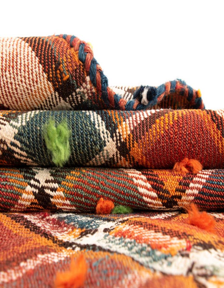 Detail image of  4' 1 x 7' 3 Jajim Wool Rug