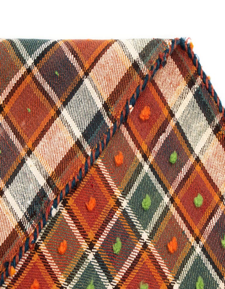 Detail image of  4' 1 x 7' 3 Jajim Wool Rug