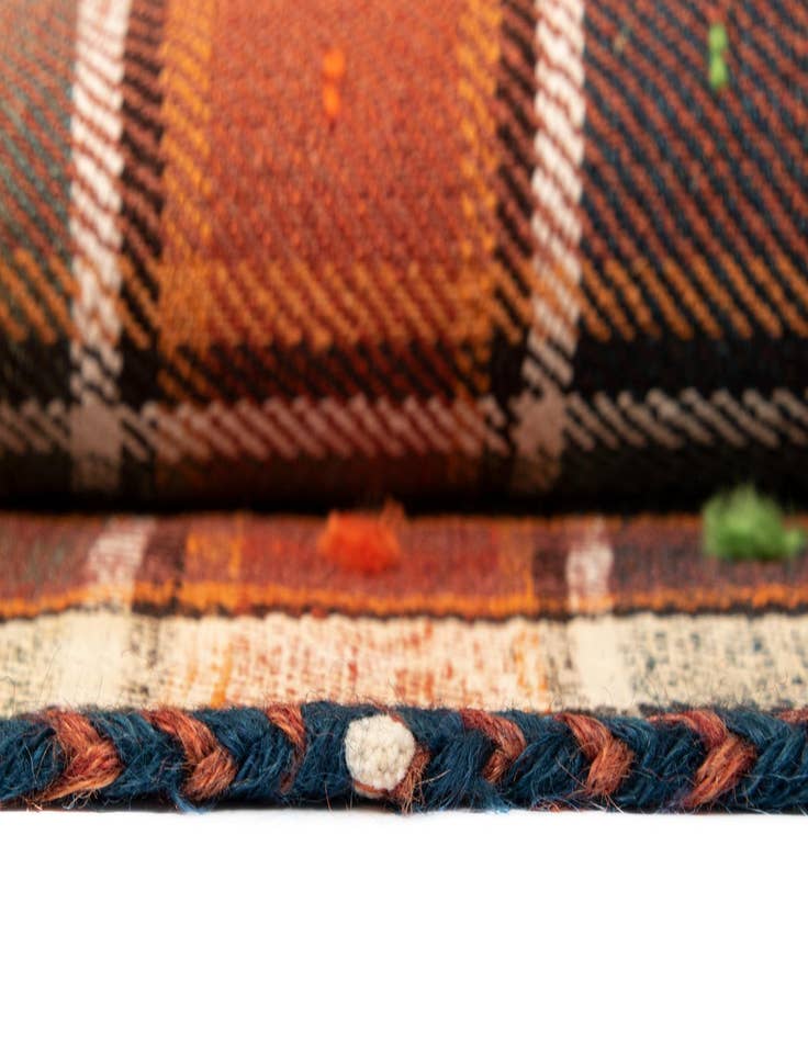 Detail image of  4' 1 x 7' 3 Jajim Wool Rug