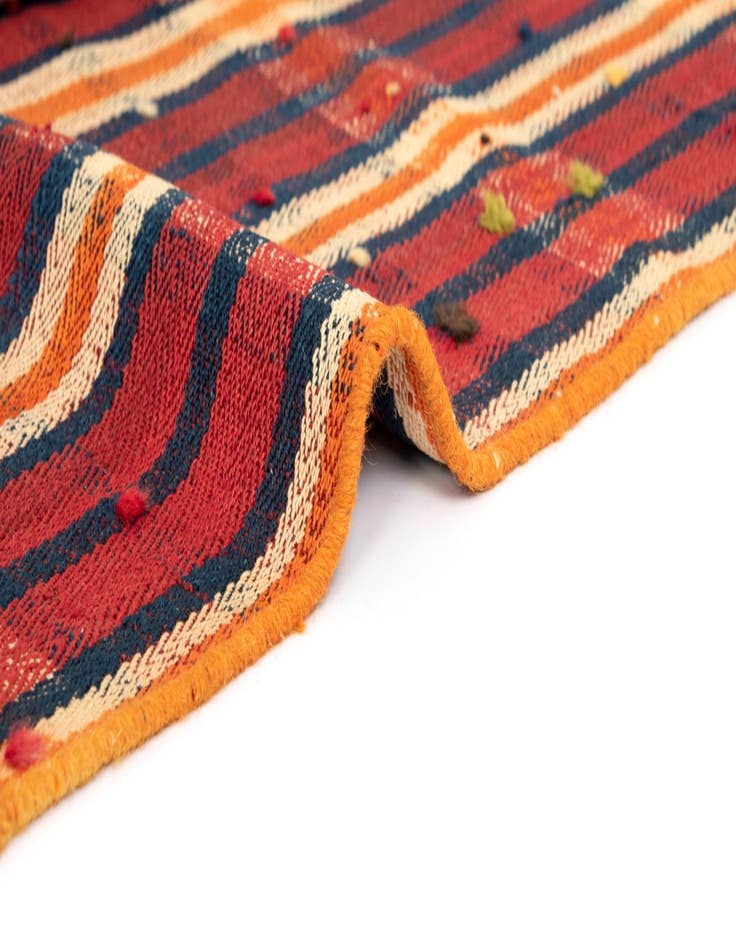 Detail image of  4' 3 x 7' 3 Jajim Wool Rug