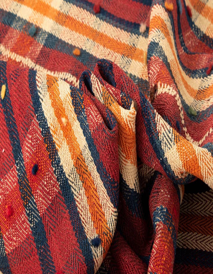 Detail image of  4' 3 x 7' 3 Jajim Wool Rug