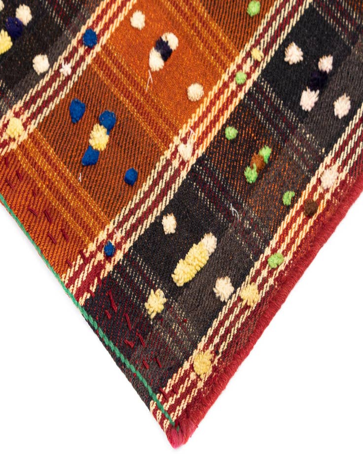 Detail image of  4' 8 x 6' 9 Jajim Wool Rug