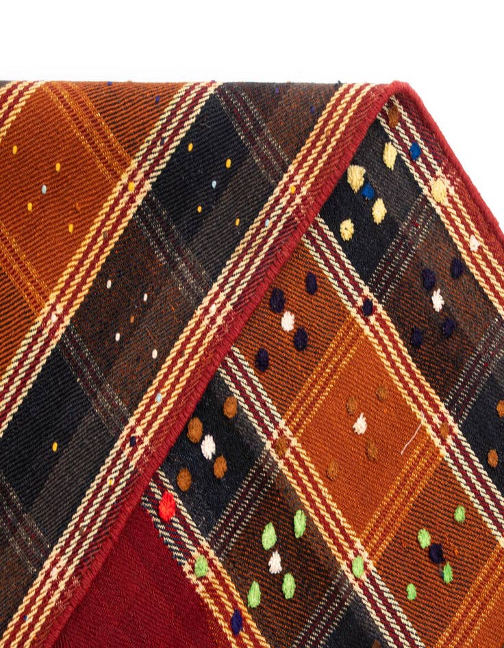 Detail image of  4' 8 x 6' 9 Jajim Wool Rug