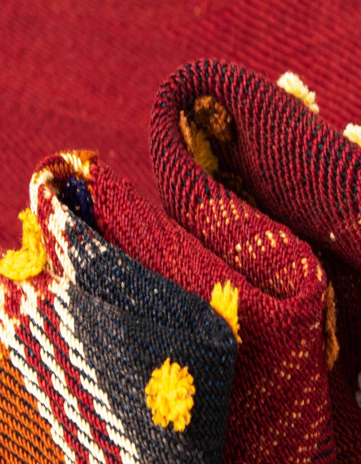 Detail image of  4' 8 x 6' 9 Jajim Wool Rug