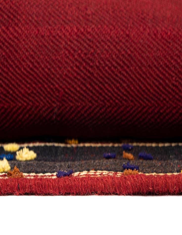 Detail image of  4' 8 x 6' 9 Jajim Wool Rug