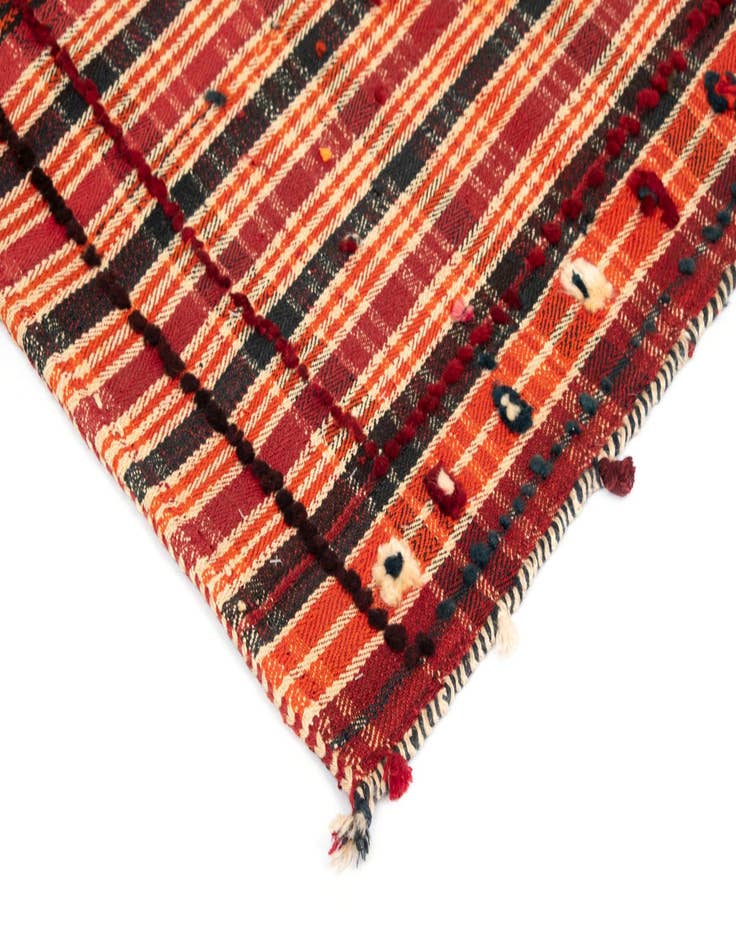 Detail image of  4' 9 x 7' 2 Jajim Wool Rug