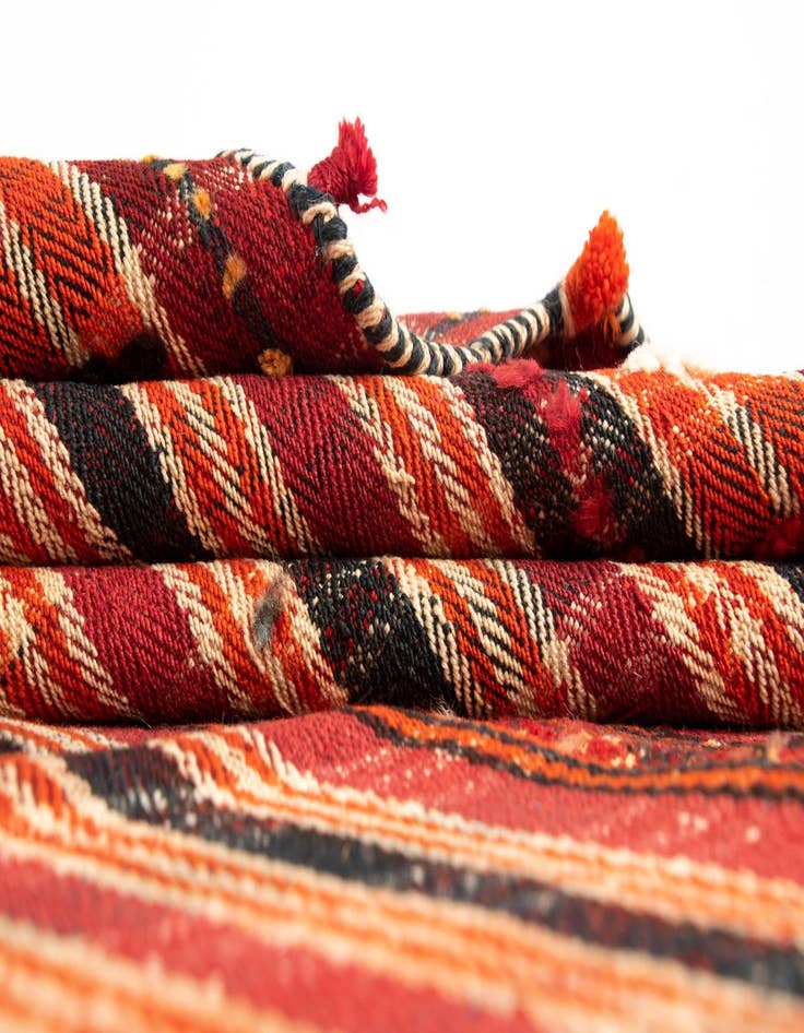 Detail image of  4' 9 x 7' 2 Jajim Wool Rug