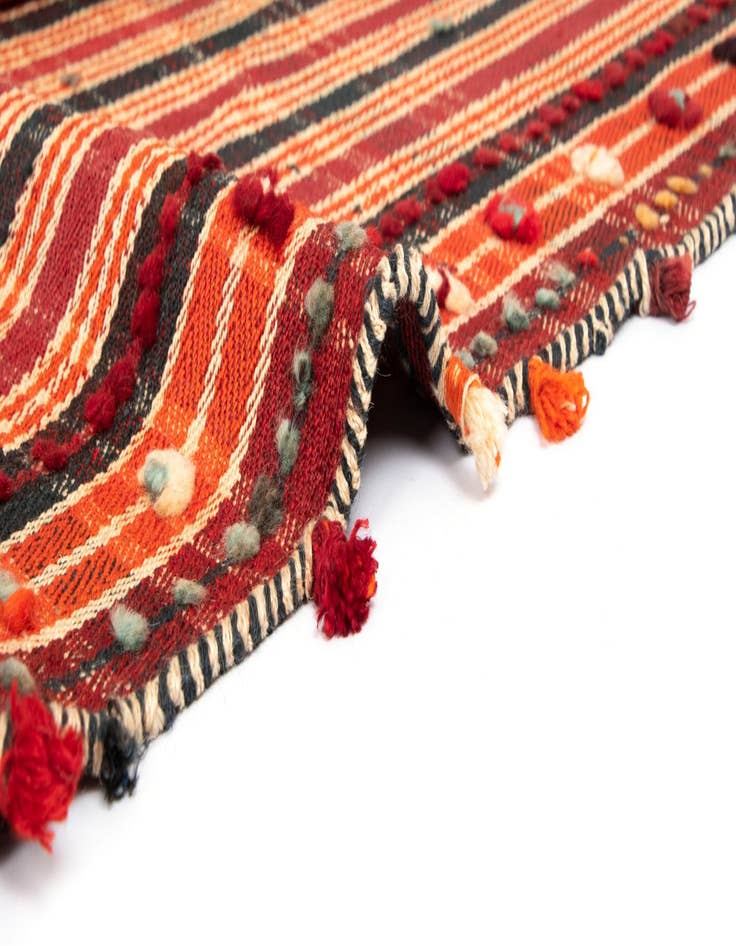 Detail image of  4' 9 x 7' 2 Jajim Wool Rug