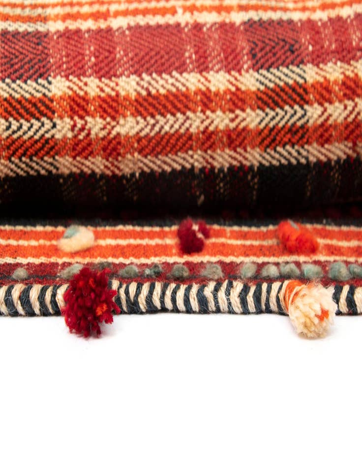 Detail image of  4' 9 x 7' 2 Jajim Wool Rug