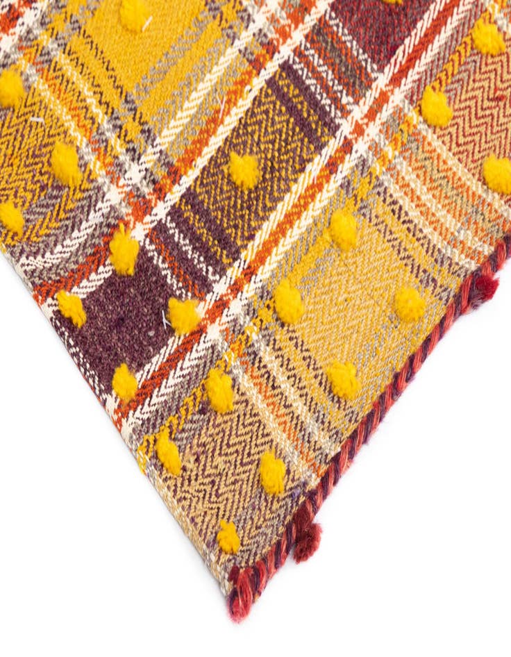 Detail image of  5' 3 x 6' 10 Jajim Wool Rug