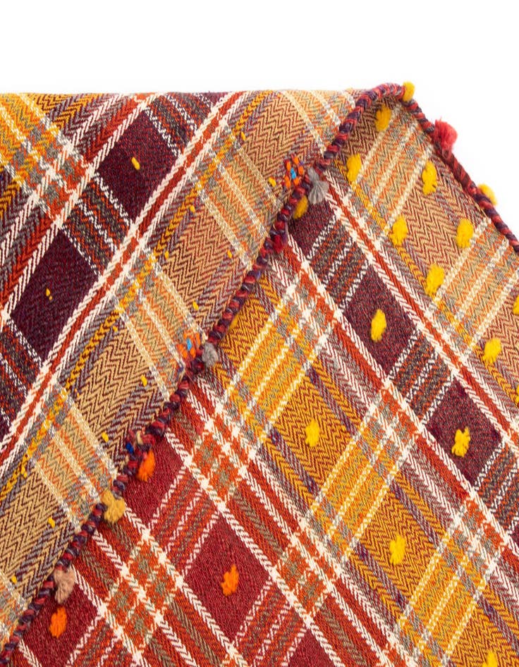 Detail image of  5' 3 x 6' 10 Jajim Wool Rug