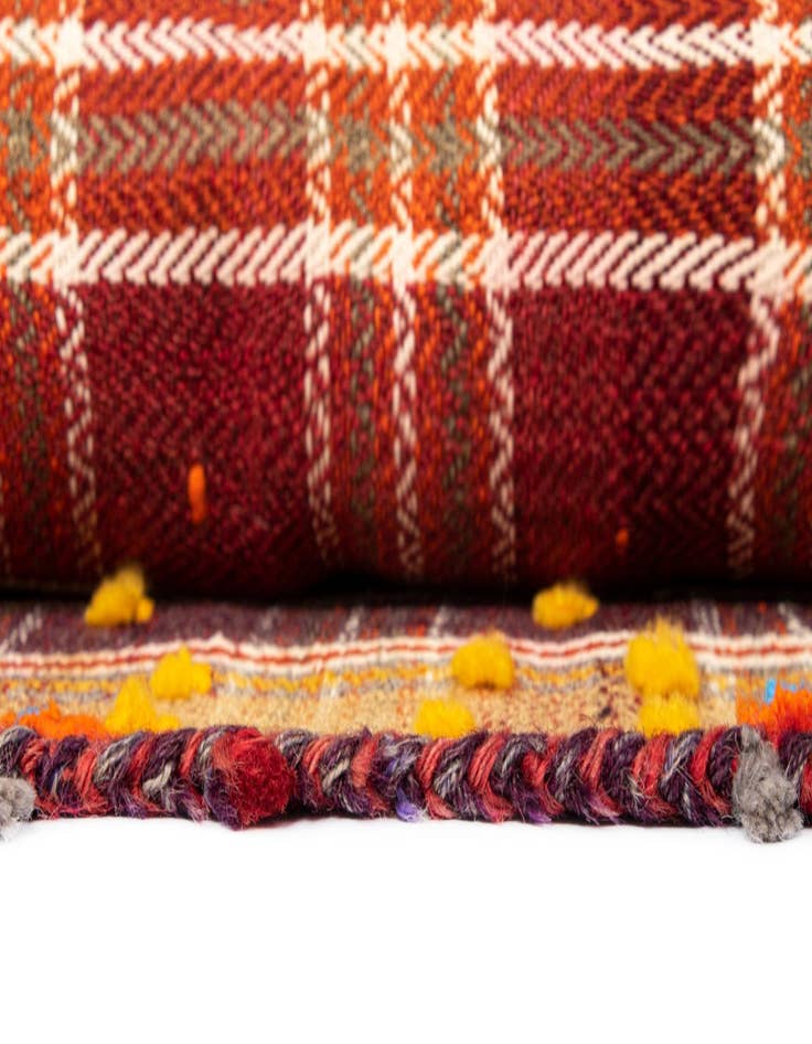 Detail image of  5' 3 x 6' 10 Jajim Wool Rug