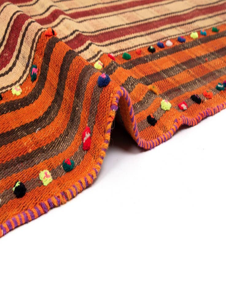 Detail image of  5' 2 x 7' 9 Jajim Wool Rug