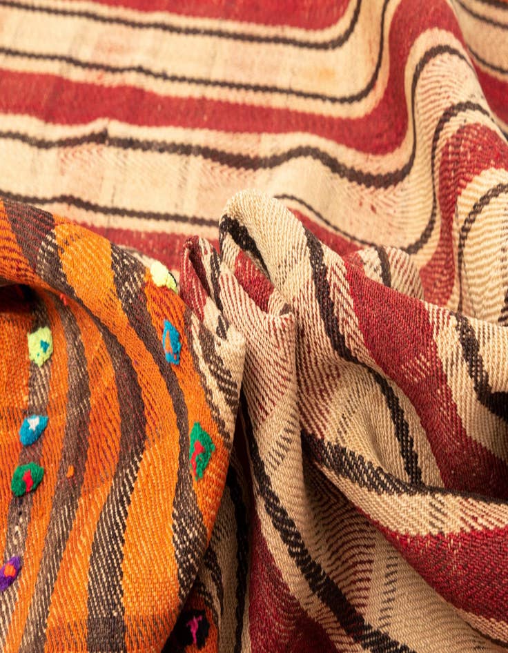 Detail image of  5' 2 x 7' 9 Jajim Wool Rug